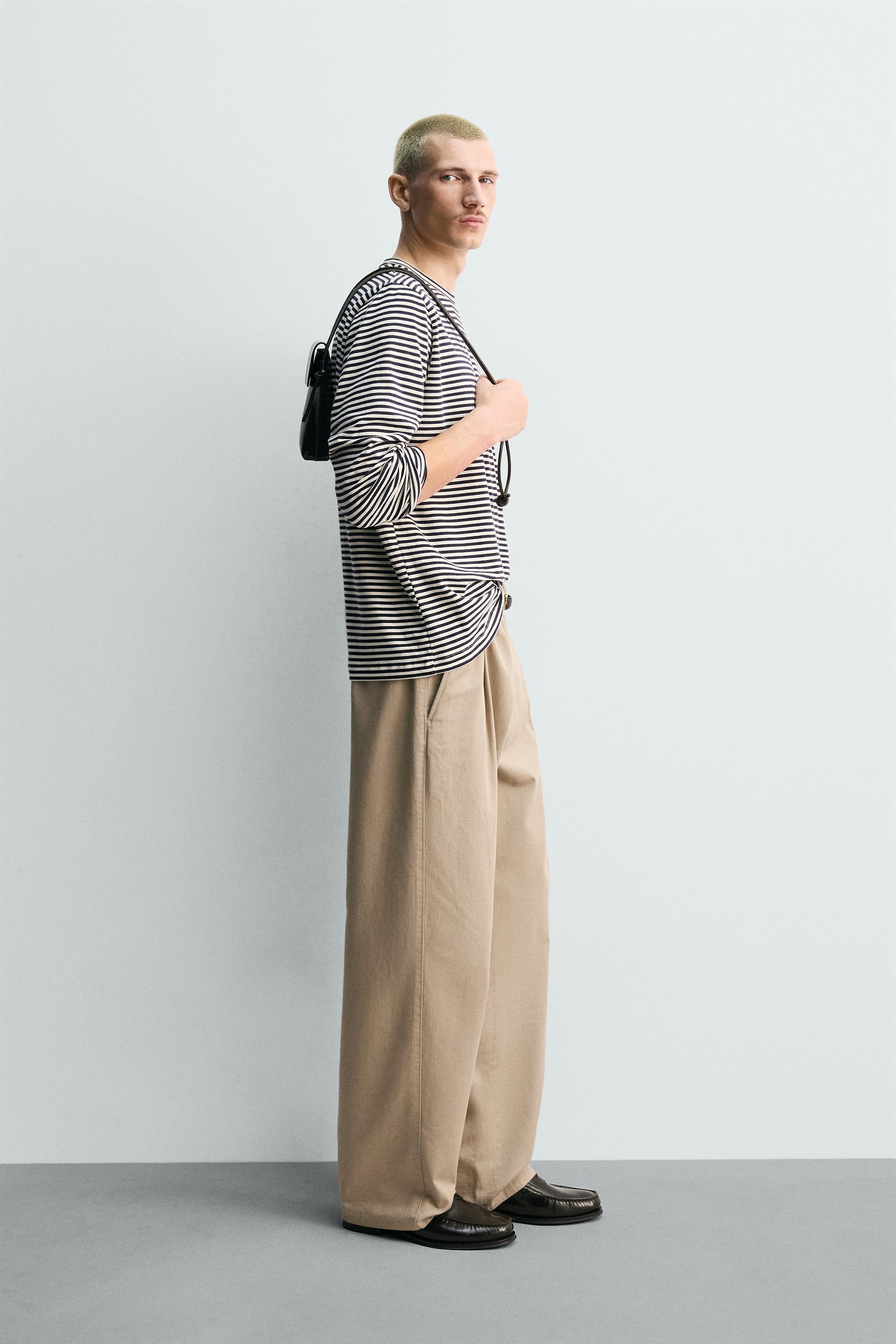 STRIPED JACQUARD T-SHIRT